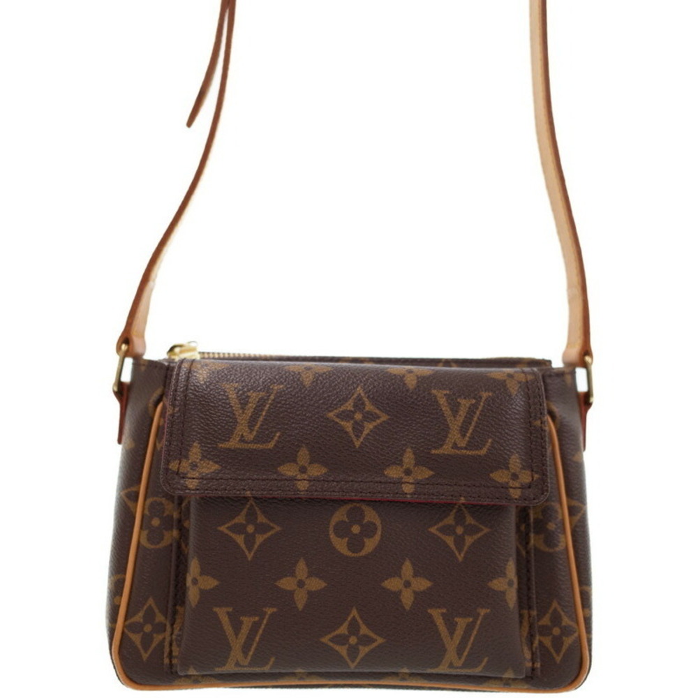 Louis Vuitton Viva Brown Monogram Shoulder Bag Cite Leather - Picture 2 of 8